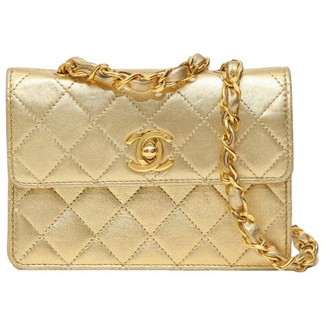 chanel handbag gold